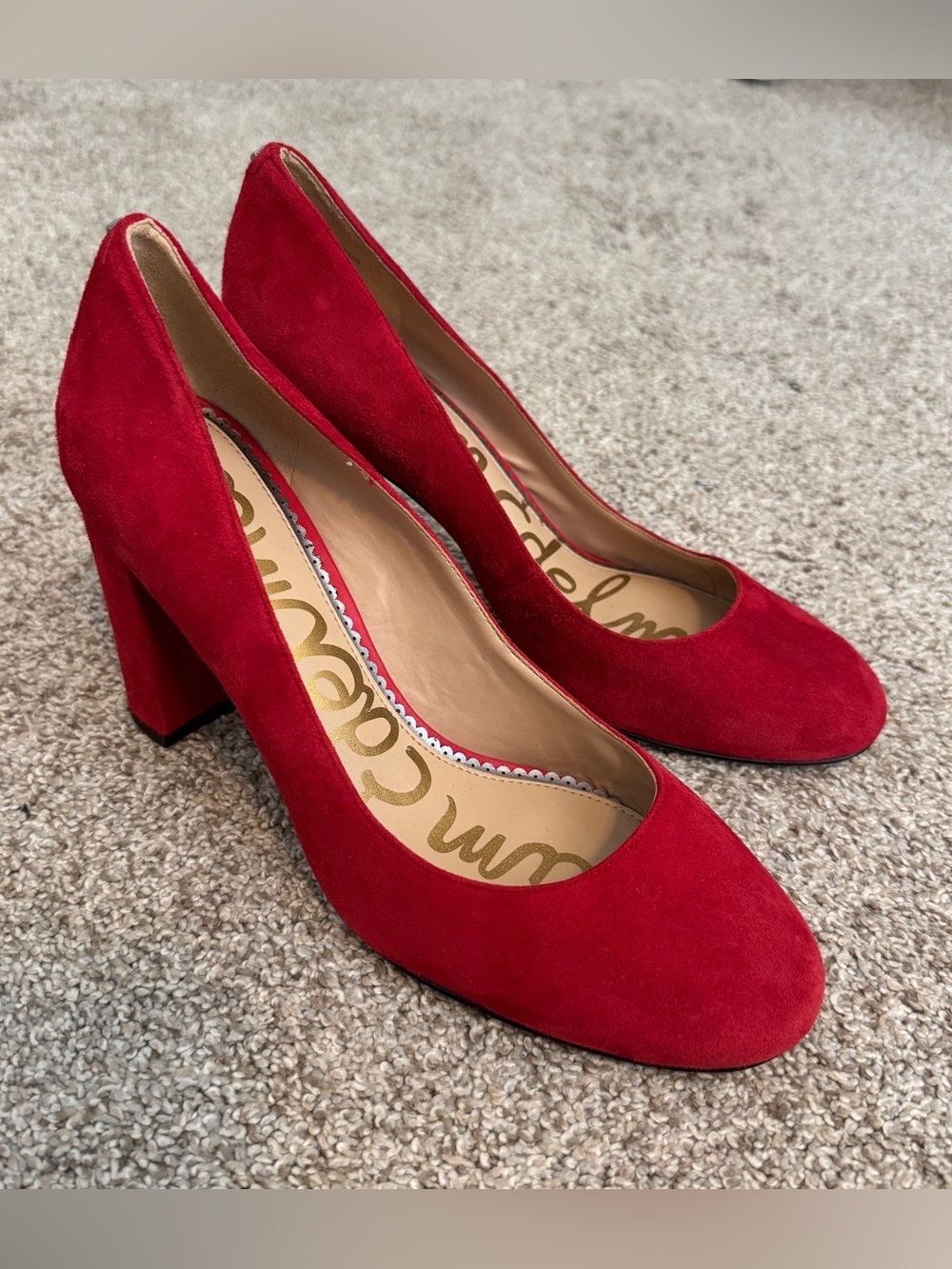 Sam Edelman Stillson Pump Red Suede